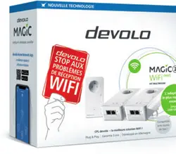 kit multiroom 3 adaptateurs cpl devolo magic 2 wifi next blanc