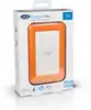 lacie rugged mini disque dur externe 2 to orange, argent