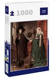 lais puzzle jan van eyck - noces d'arnolfini, tableau de mariage de giovanni arnolfini et giovanna cenami 1000 pièces