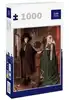 lais puzzle jan van eyck - noces d'arnolfini, tableau de mariage de giovanni arnolfini et giovanna cenami 1000 pièces