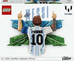 lego® editions football - lionel messi - la célébration - 43018