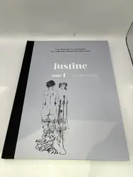 livre les grands classiques de la bande dessinée erotique - justine (tome 64) - crepax