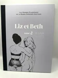 livre les grands classiques de la bande dessinée erotique - liz et beth (tome 13) - lévis