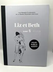 livre les grands classiques de la bande dessinée erotique - liz et beth (tome 16) - lévis
