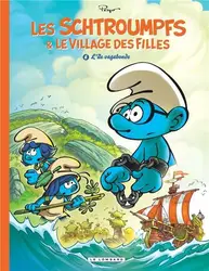 livre les schtroumpfs & le village des filles tome 6 : l'ïle vagabonde
