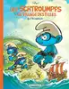 livre les schtroumpfs & le village des filles tome 6 : l'ïle vagabonde