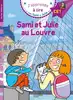 livre sami et julie au louvre - j'apprends à lire avec sami et julie (ce1)