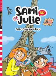 livre sami et julie bd : fin de cp - ce1 - drôle d'enquête à paris