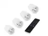 lot de 3 prises télécommandables + 1 gratuite intérieures dio, 2300 w