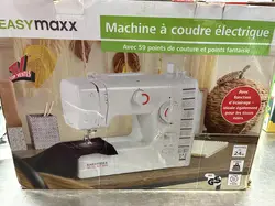 machine à coudre électrique easymaxx mod st 480 59 programmes de couture roue rotative 24 watts