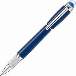 montblanc porte - mines et plumes modèle fl saw blue planet resin de la marque