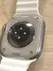 montre connectée apple watch ultra + cellular, boîtier titane 49mm avec bracelet océan blanc