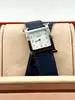 montre hermès l'heure h moyen modèle bracelet double tour en cuir bleu marine