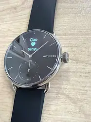 montre santé withings scanwatch 38mm noir