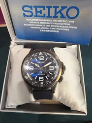 montre seiko prospex land automatique en nylon avec boussole