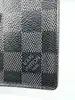organizer de poche louis vuitton en toile damier graphit avec initial  t.b a l'interieur