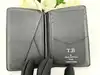 organizer de poche louis vuitton en toile damier graphit avec initial  t.b a l'interieur