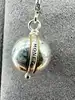 parure en argent collier avec un pendentif double boule et boucles d'oreilles assorties argent 925 millième (22 ct) 13,77g