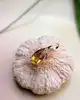 pendentif or orné d'une citrine facettée forme goutte d'eau or 750 millième (18 ct) 1,02g