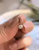 pendentif solitaire serti d'un oxyde or 585 millième (14 ct) 0,67g
