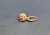 pendentif solitaire serti d'un oxyde or 585 millième (14 ct) 0,67g