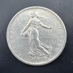 pièce 5 francs semeuse 1960 argent 835 millième 12,03g