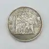 pièce 50 francs hercule 1974 argent 900 millième 30,14 g