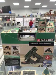 pistolet à colle sans fil parkside pgg-30