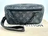 pochette louis vuitton volga en toile monogram eclipse grise / noire