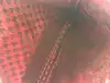 pochette pliable longchamp en cuir verni prune
