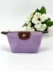 porte-monnaie longchamp le pliage original en toile violet clair