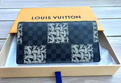 portefeuille louis vuitton brazza en toile damier graphite christhopher nehmet