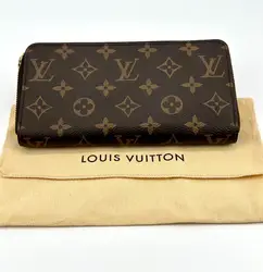 portefeuille louis vuitton zippy en toile monogram