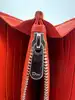 portefeuille sur chaîne dior addict rendez-vous en cuir rose et orange