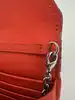portefeuille sur chaîne dior addict rendez-vous en cuir rose et orange