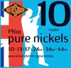 rotosound pn10 - jeu guitare électrique 10 - 46 pure nickel