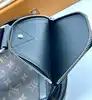 sac à bandoulière louis vuitton avenue slingbag en toile monogram macassar
