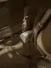 sac à bandoulière michael kors en cuir saffiano beige avec poignée