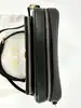 sac à main christian dior caro double pouch en cuir noir à bandoulière