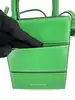 sac azzurra gronchi en cuir lisse vert