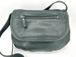 sac bandoulière nat & nin en cuir souple vert