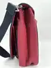 sac besace bandoulière lacoste rouge et bleu marine