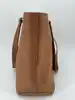 sac cabas  longchamp en cuir camel