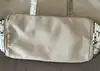 sac cabas vanessa bruno en toile de coton grège et sequins argentés taille m