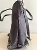 sac cabas vanessa bruno zippé anthracite en toile et paillettes avec bandoulière amovible et réglable taille s