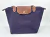 sac longchamp le pliage original m en toile violet