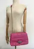 sac michael kors en cuir matelassé fuchsia