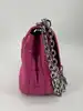 sac michael kors en cuir matelassé fuchsia