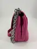 sac michael kors en cuir matelassé fuchsia