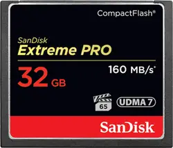sandisk 32gb extreme pro cf 160mb/s 32 go compactflash